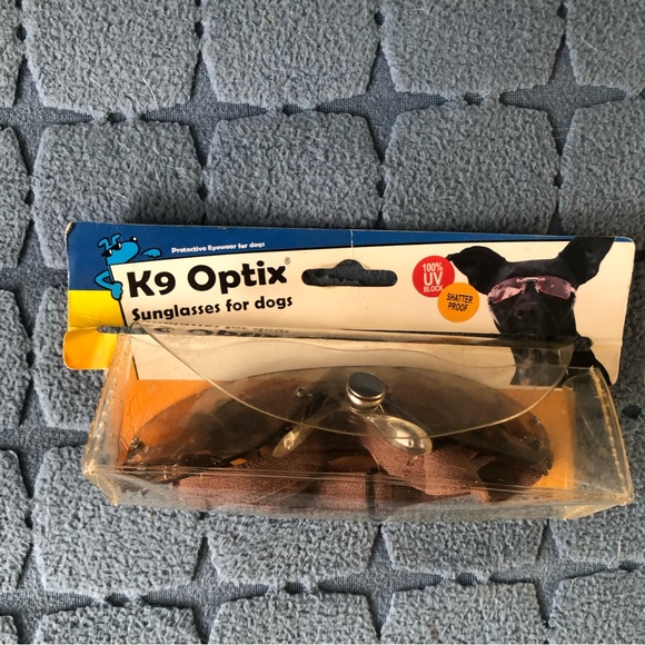 K9 Optix - sunglasses for dogs . NOS - SMALL - copper frames - Picture 1 of 8